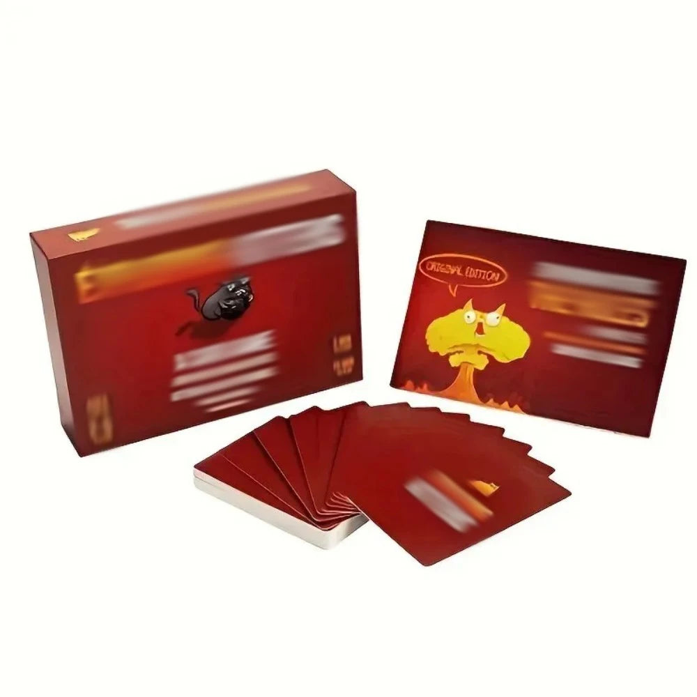 EK English Bomb Cat - Leisure Party Card Game - Board Game for Friends Party