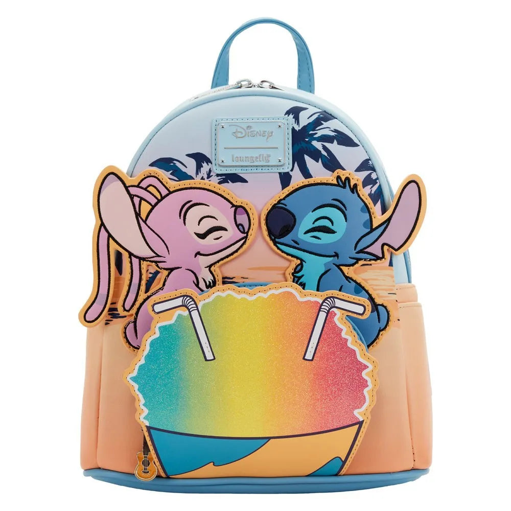 Disney Stitch Plush Mini Backpack – Cute Anime Shoulder Bag for Girls and Kids