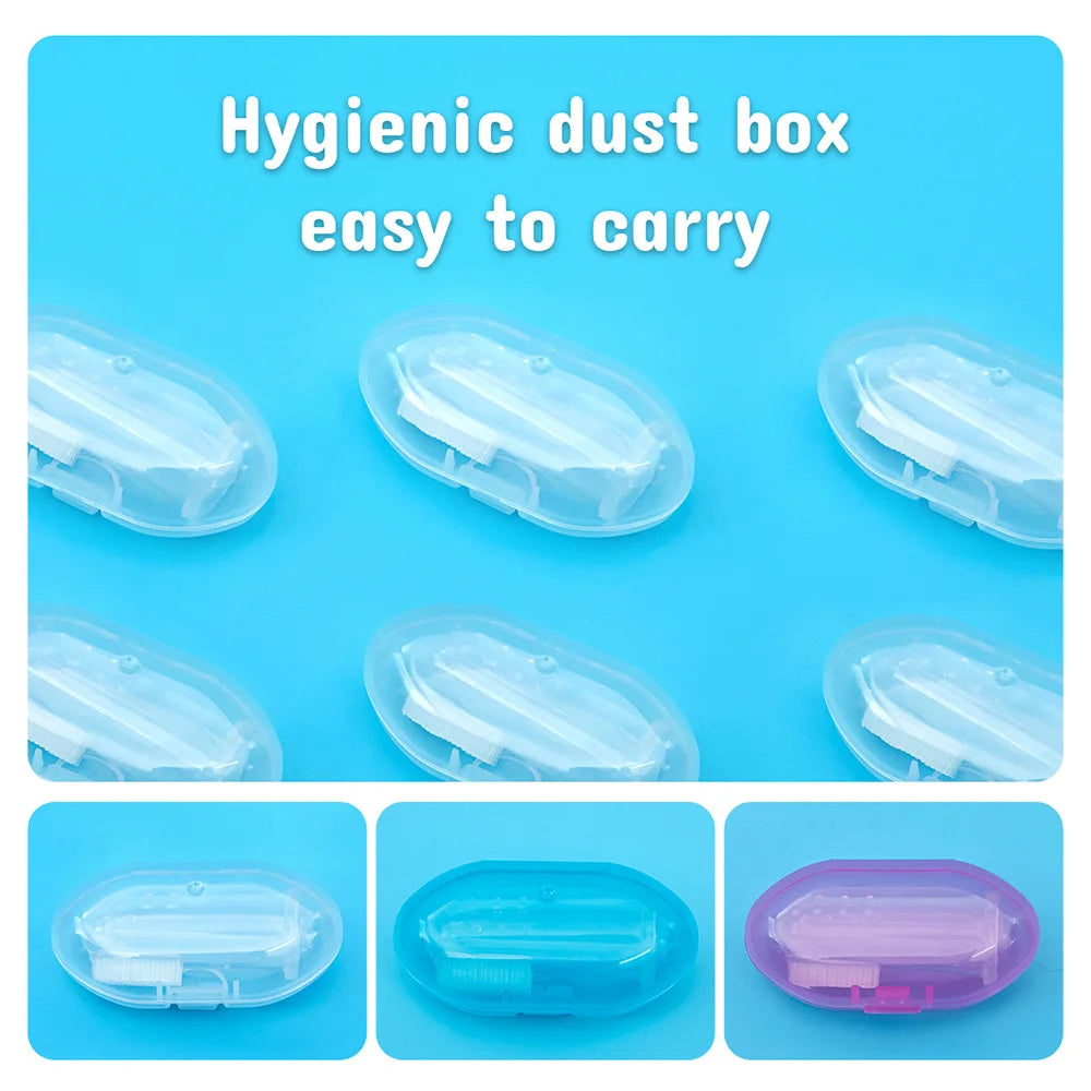 Baby Soft Finger Toothbrush - BPA-Free Food Grade Silicone Infant Oral Care Brush