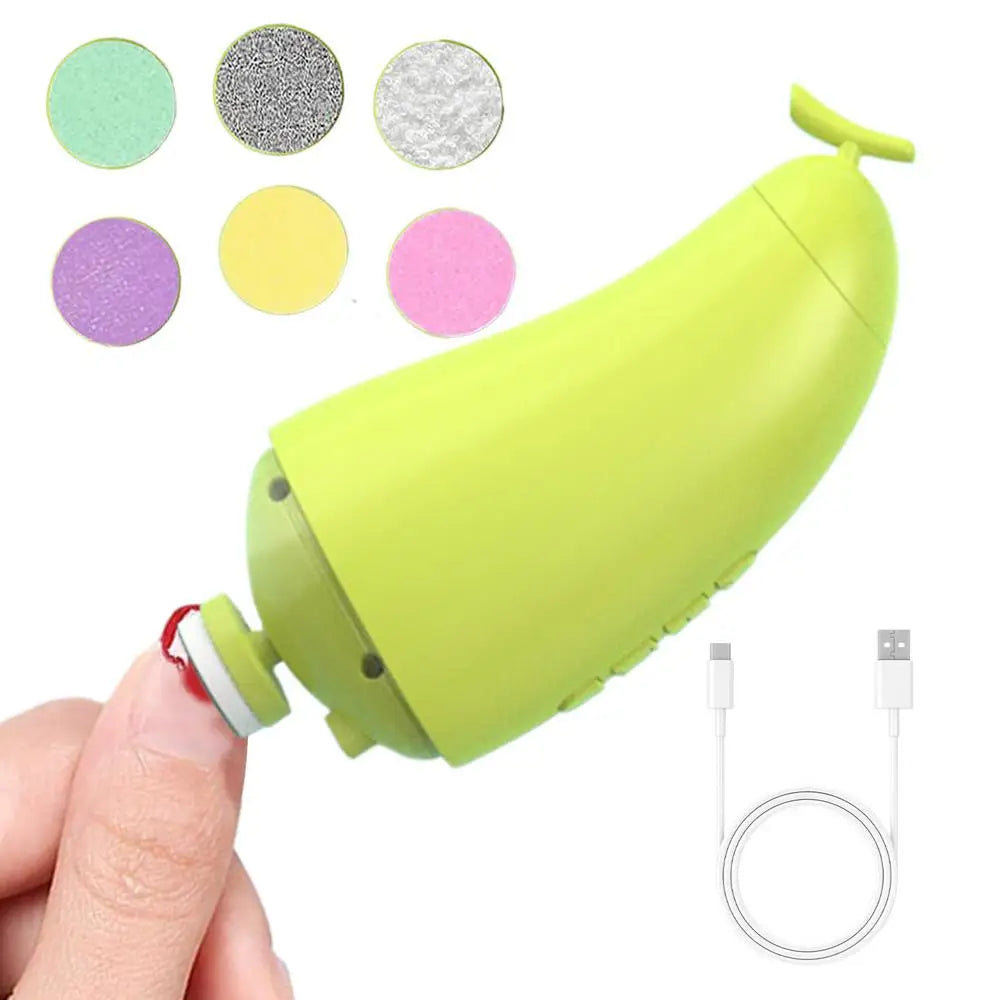Baby Nail Clipper, Kid Nail Clippers, Safety Fingernail Trimmer, USB Rechargeable Precision Finger Nail Clippers for Thick Nails