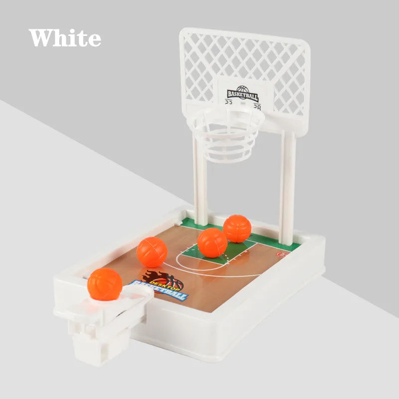 Mini Desktop Basketball Hoop – Finger Shooting Machine, Interactive 2-Player Party Game for Kids