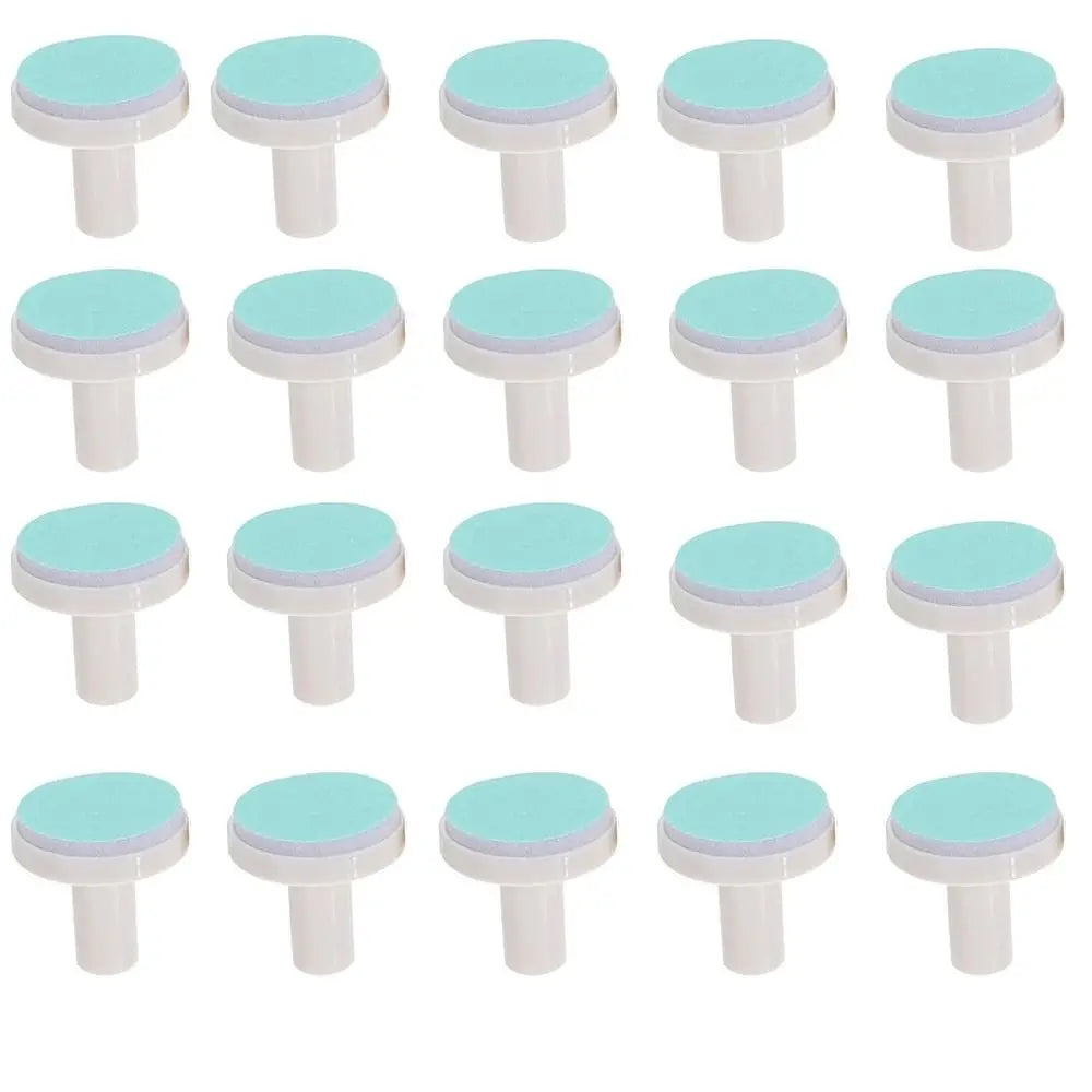 20Pcs Nail Baby File Pads Trimmer Replacement Grinding Head Pad Electric Clippers Heads Disc Sandpaper Infant Newborn Polish Toe