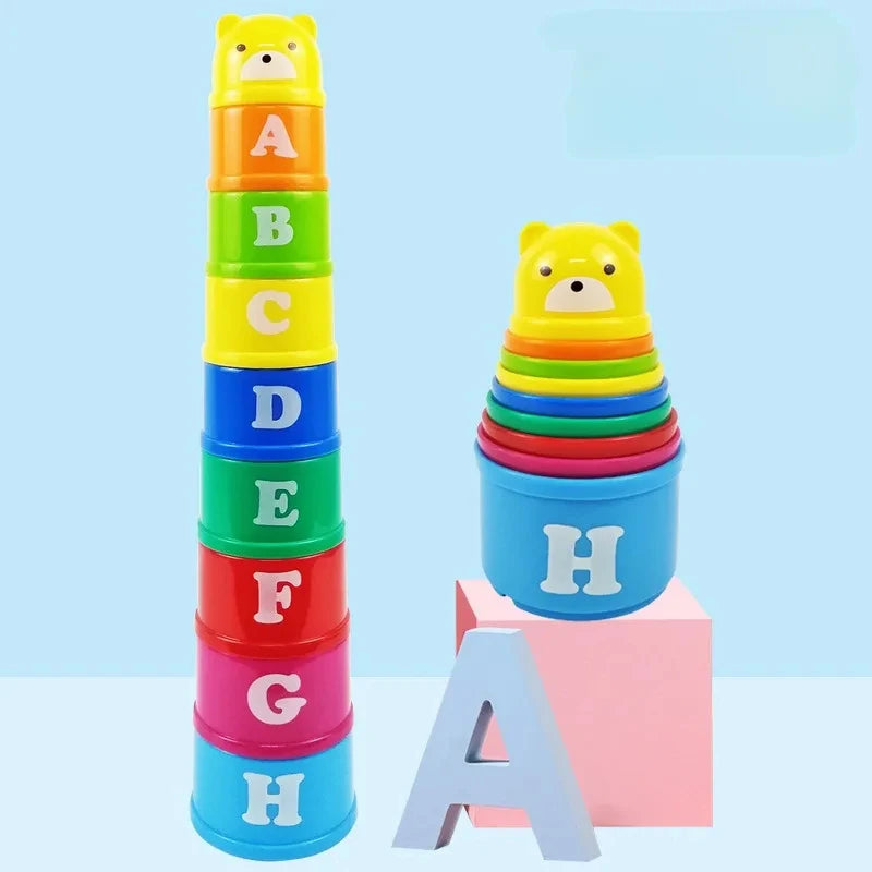 Kid Brain Response Battle Fold Cup – Hand Speed Competition and Early Education Stack Game