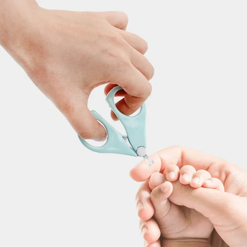 Newborn Baby Safety Manicure Nail Cutter Clippers Scissors Convenient Baby Nail Care Supplies