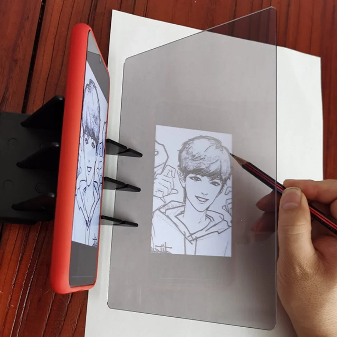 Optical Clear Drawing Board – Portable Tracing and Image Drawing Projector for Tracing and Painting