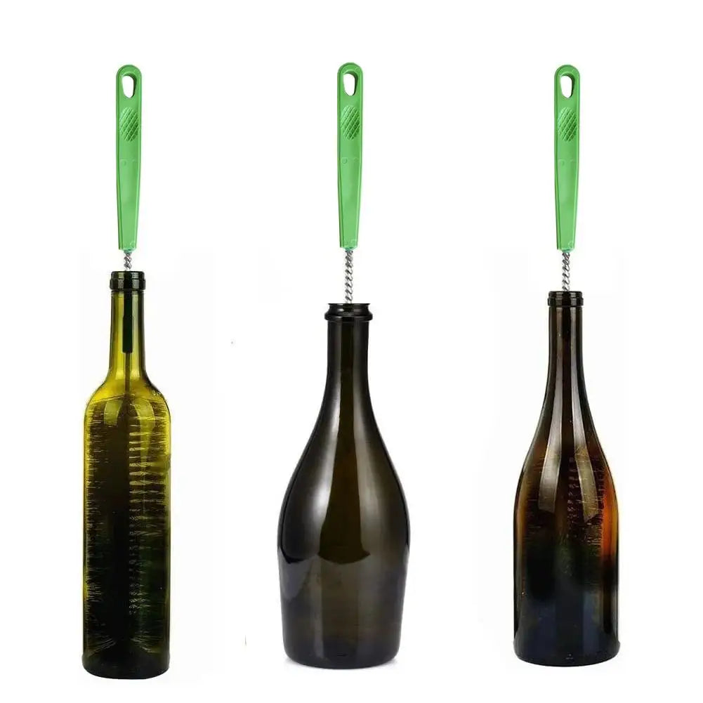 Long Handle Bottle Brush – Wineglass, Drink Bottle & Cup Cleaner, Soda Stream & Glassware Jar Cleaning Tool for Kitchen