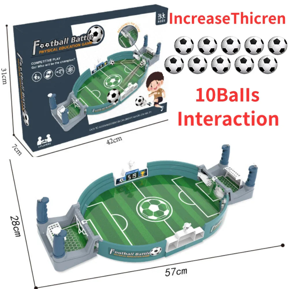Soccer Table Football Board Game – Portable Outdoor Sport Toy, Family Party Tabletop Game for Kids