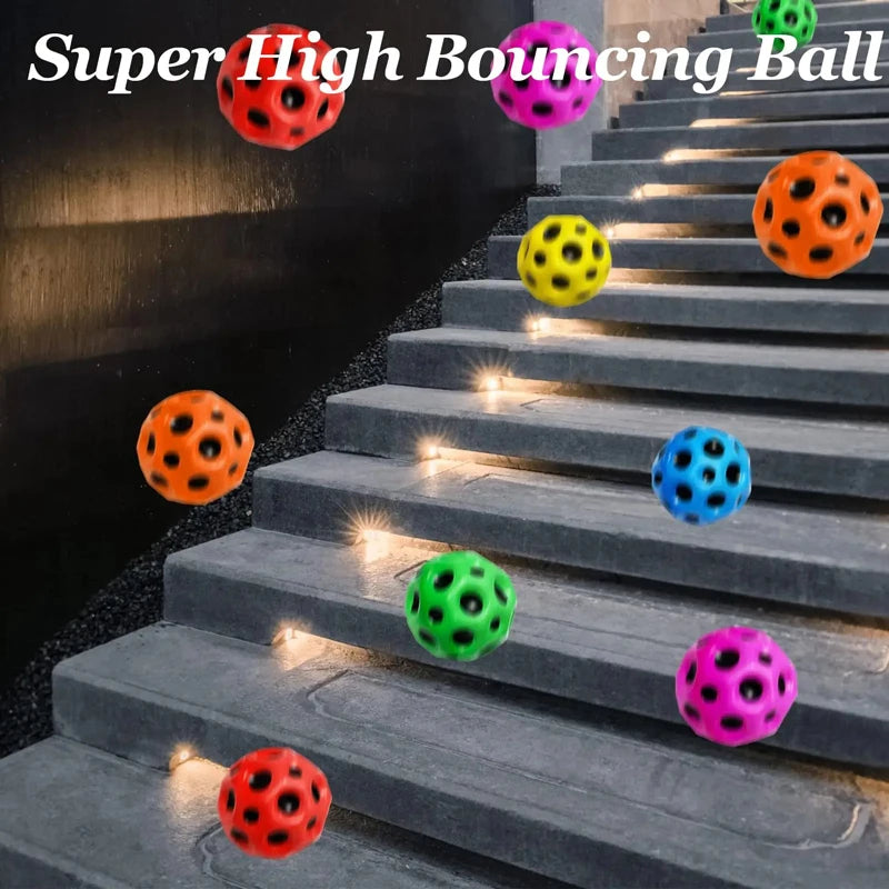 Perforated Foam Moon Ball – Soft Bouncing Ball for Outdoor Interactive Play