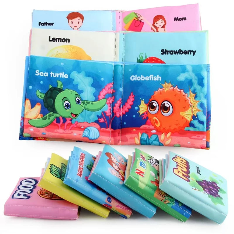 Baby Cloth Book for 0–12 Months – Soft Learning Toy for Early Cognitive Development