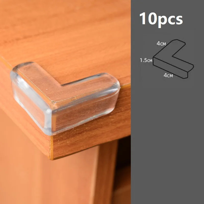 5Pcs/10Pcs Baby Safety Silicone Corner Protectors Table Edge Guards Children Anti-Collision Socket Covers