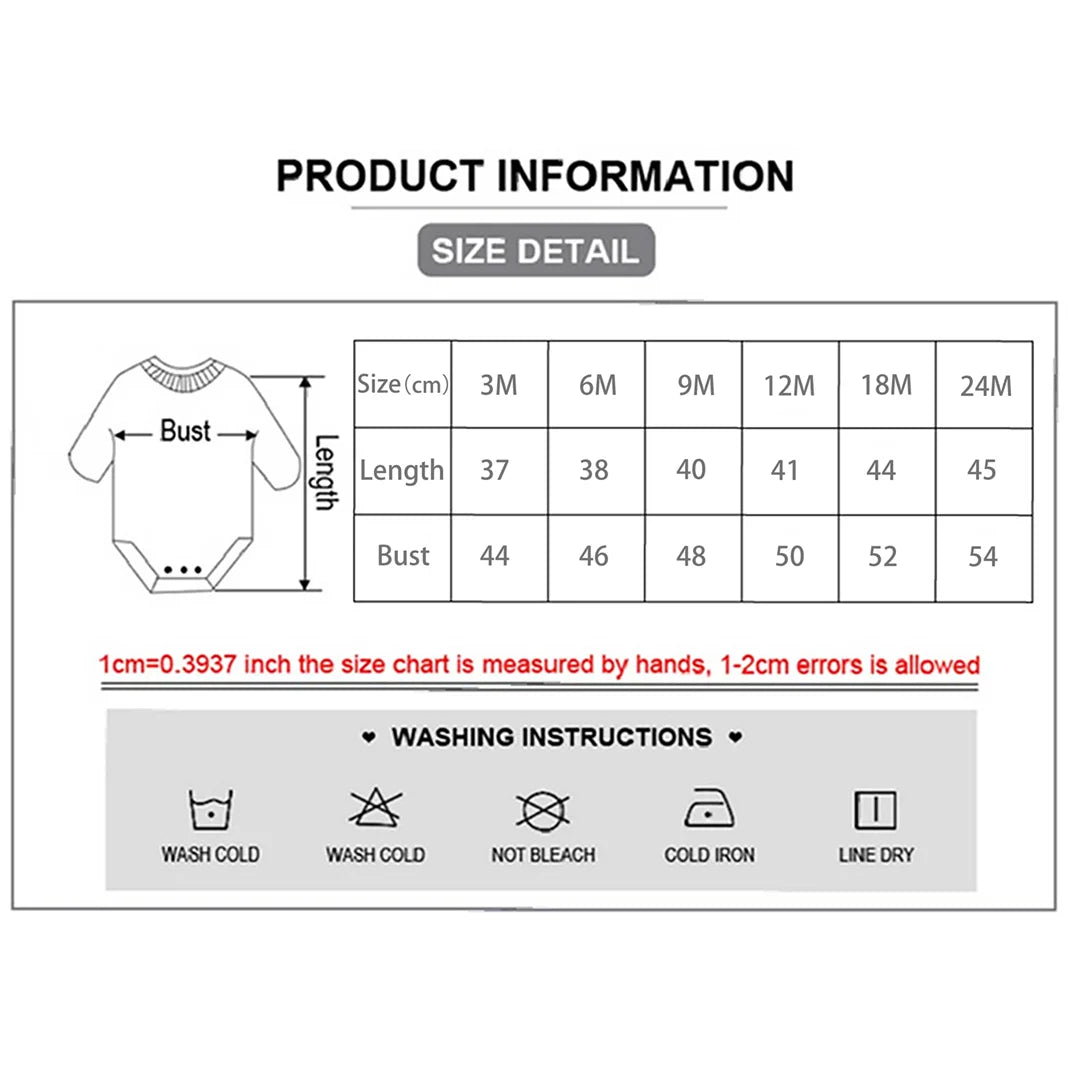 “Help Call Grandma” Letter Print Newborn Infant Rompers – Cute Short Sleeve Toddler Jumpsuit – Fashion Baby Boy & Girl Bodysuit