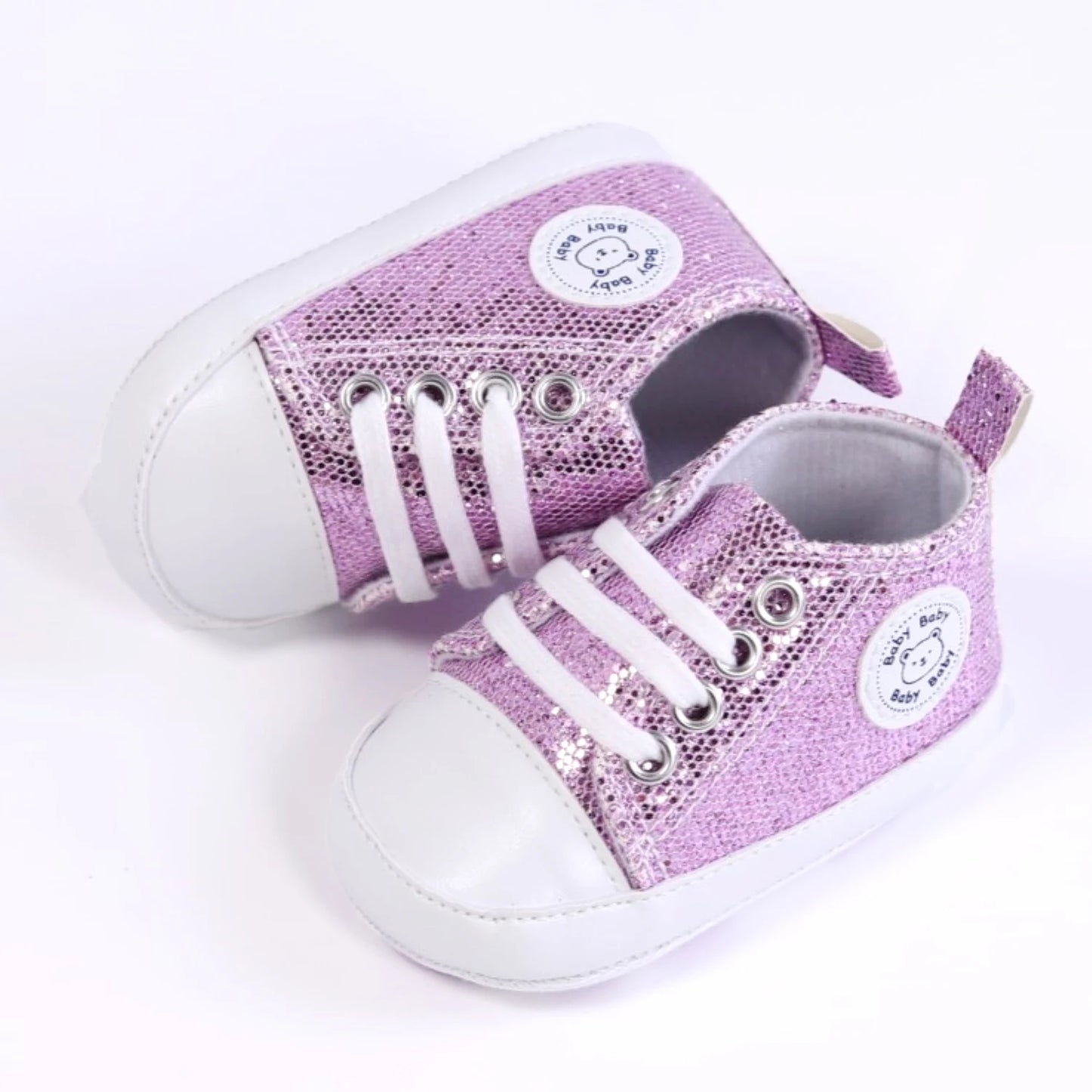 Trendy Sequin Sneakers for Baby Boys – Lightweight Non-Slip Shoes for Indoor & Outdoor Walking
