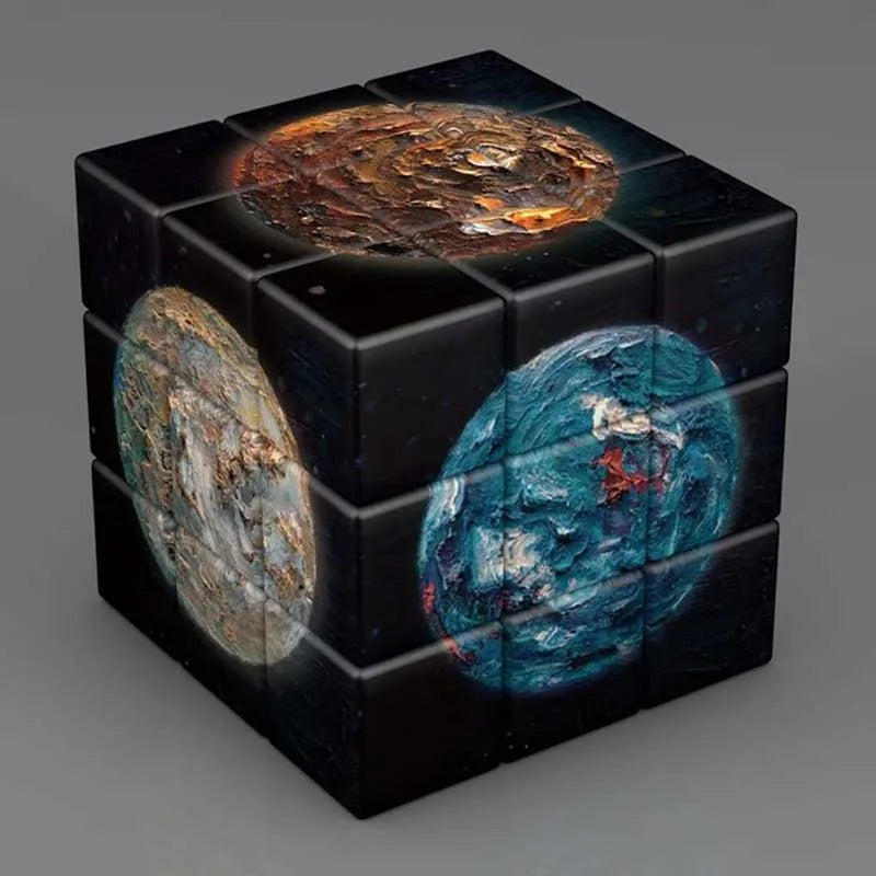 3x3x3 Magic Cube, Planets, Astronauts, Famous Paintings, Celebrity Art, Children's Puzzle Toy, Magic Cube Gift