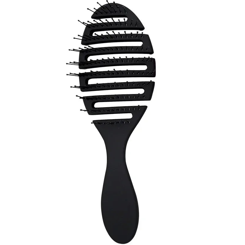 Wet & Dry Hair Brush Comb - Barber Pro Styling Tools - Anti-Tangled, Anti-Static Scalp Massage Brush - Magic Hair Comb