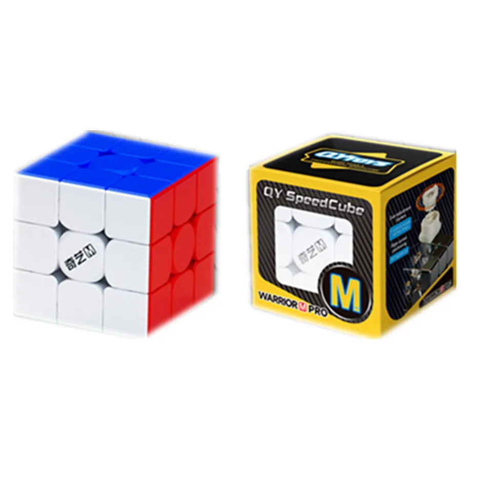 Qiyi Magic Cube 2x2, 3x3, 4x4, 5x5, 6x6, Black Stickers, Educational Puzzle Toy for Children & Kids, Cubo Magico Gift Toy