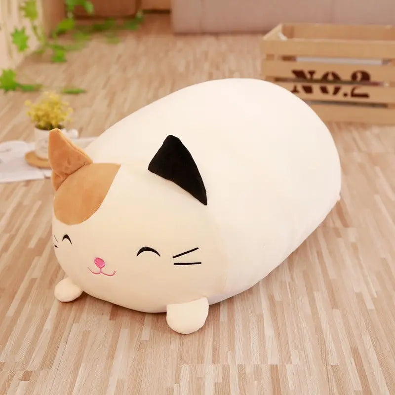 Soft Animal Plush Pillow 28/60cm (11/23.6 Inches) – Cat, Pig, Dog, Frog