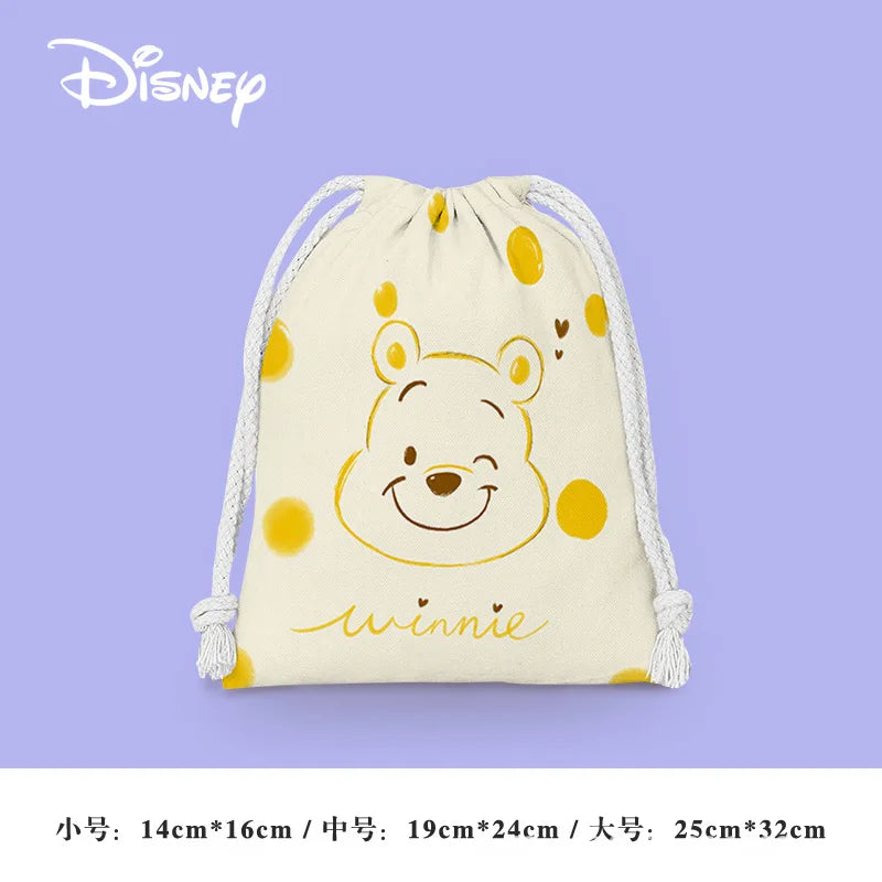 Anime Winnie the Pooh Backpack – Cartoon Pooh, Eeyore & Tigger Drawstring Bag, Student Nonwoven Storage Bag, Kid Shower Supplies & Gift - Kidzy Market