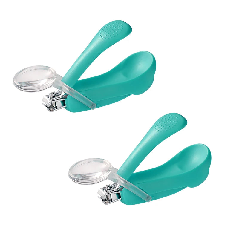 Infant Baby Nail Cutting Clippers, Children Kids Magnifier Glass Finger Nail Cutter