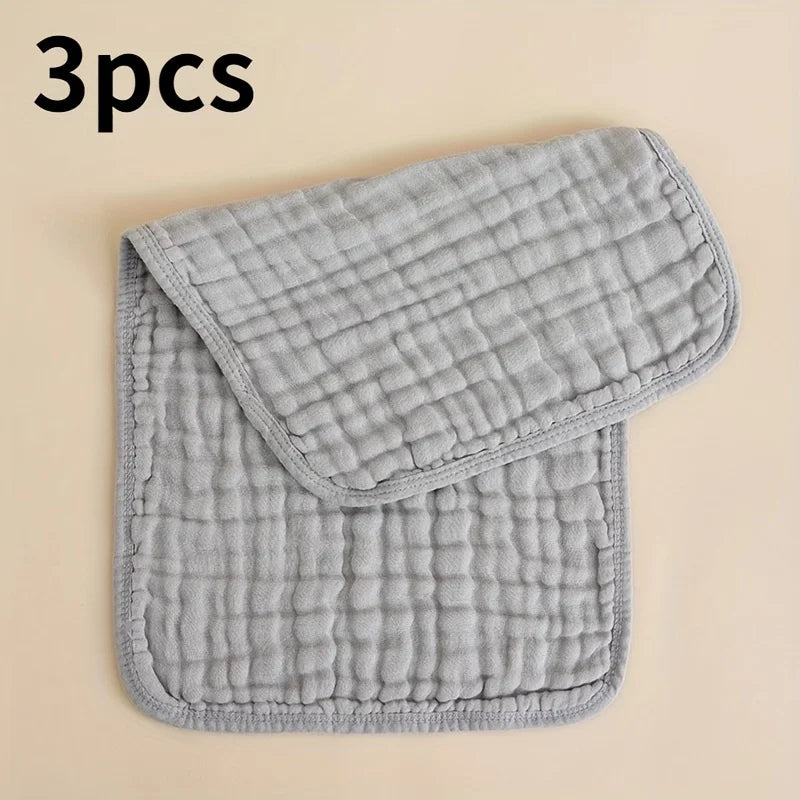 3pcs Muslin Burp Cloths | Soft & Absorbent Baby Bibs, Christmas & Halloween Gifts for Boys and Girls - Kidzy Market