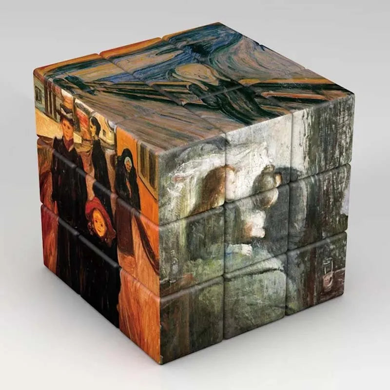 3x3x3 Magic Cube, Planets, Astronauts, Famous Paintings, Celebrity Art, Children's Puzzle Toy, Magic Cube Gift