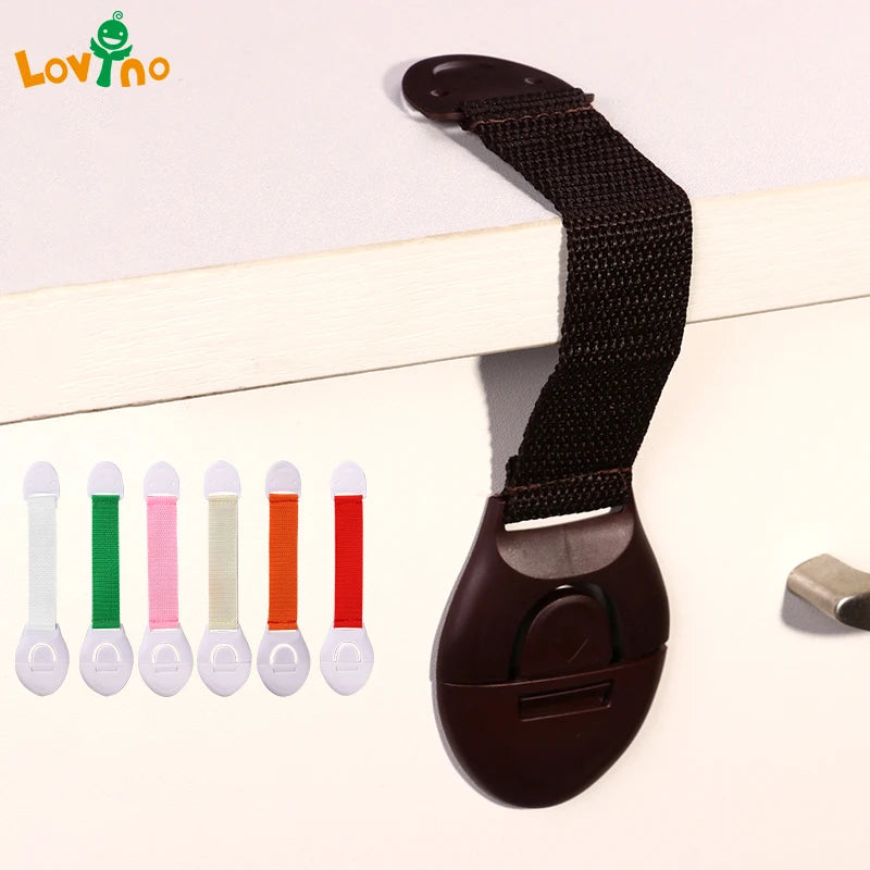 10Pcs/Lot Child Lock Protection of Children Locking Doors for Children's Safety Kids Safety Plastic Protection Safety Lock