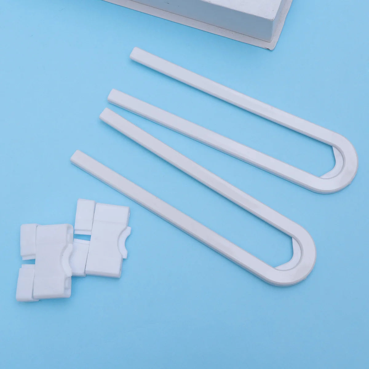 Pack of Child Safety Cabinet Latches for Baby Safe Cupboard Door U Shape Lock Guard Protector Lock
Pack of Child Safety Cabinet Latches for Baby Safe Cupboard Door U Shape Lock Guard Protector Lock