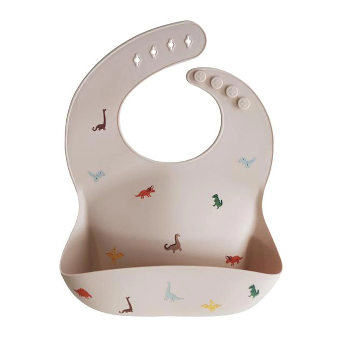 Baby Bibs Ins Style Print Waterproof Soft Silicone Baby Feeding Stuff Cute Pattern Kids Girl Boy Toddler Adjustable Children Bib - Kidzy Market