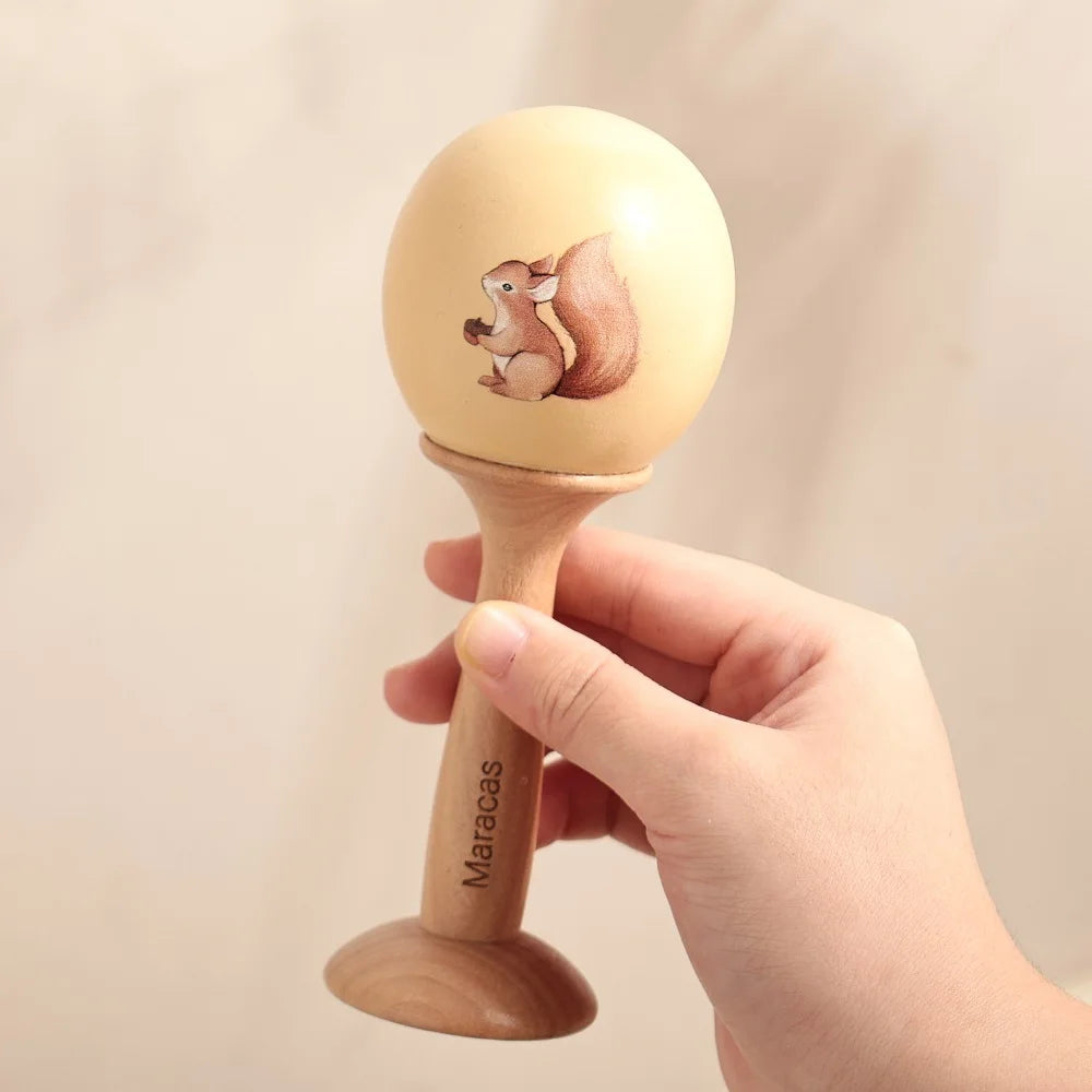 Musical Montessori Toys – Baby Rattle Bell, Drum, Xylophone, and Percussion Set for 0-3 Year Olds, Early Educational Instruments for Kids.
