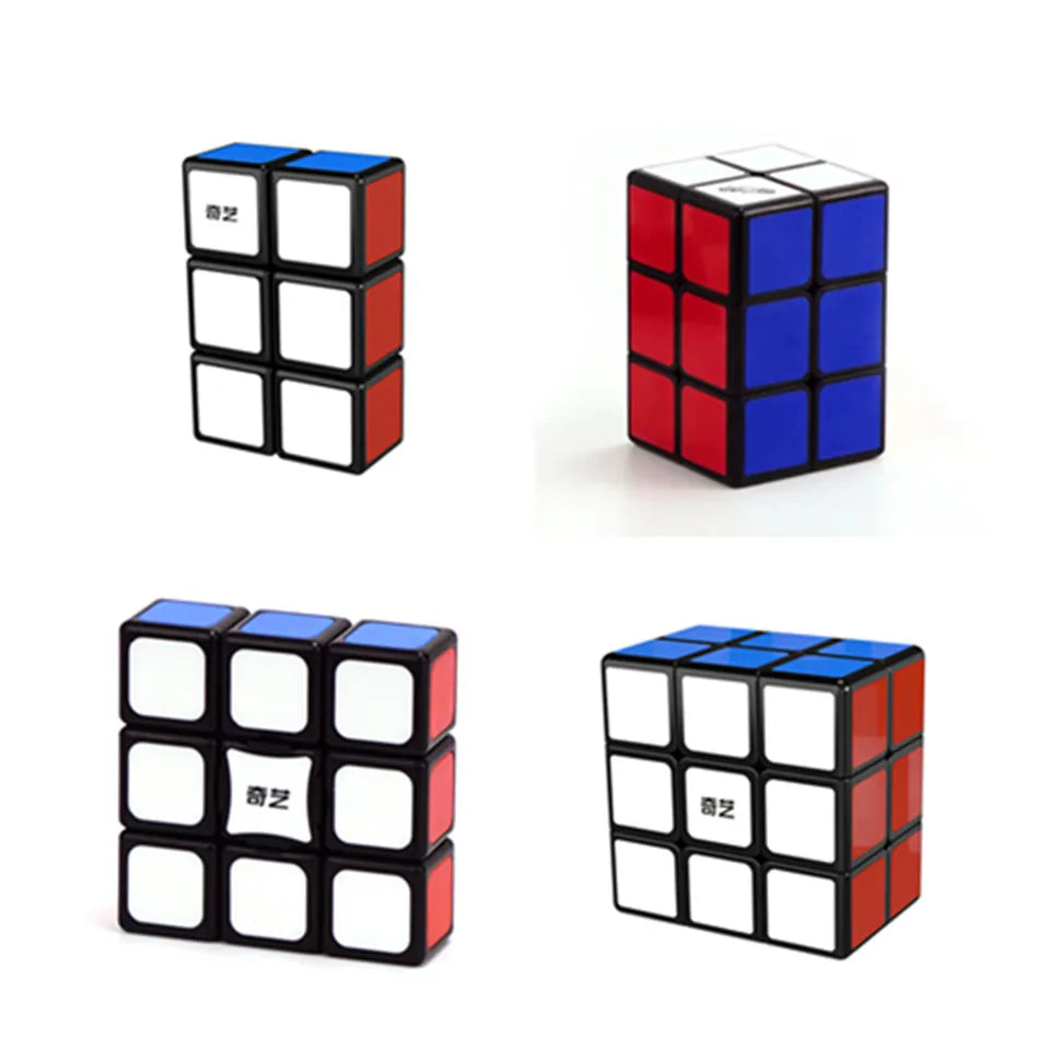 Qiyi Magic Cube 2x2, 3x3, 4x4, 5x5, 6x6, Black Stickers, Educational Puzzle Toy for Children & Kids, Cubo Magico Gift Toy