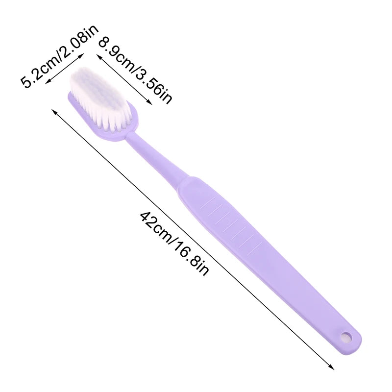 Colorful Super Long Toothbrush, Oversized Bath Brush, Oral Care Deep Cleaning Dentistry Brushing Teeth Teaching Tool