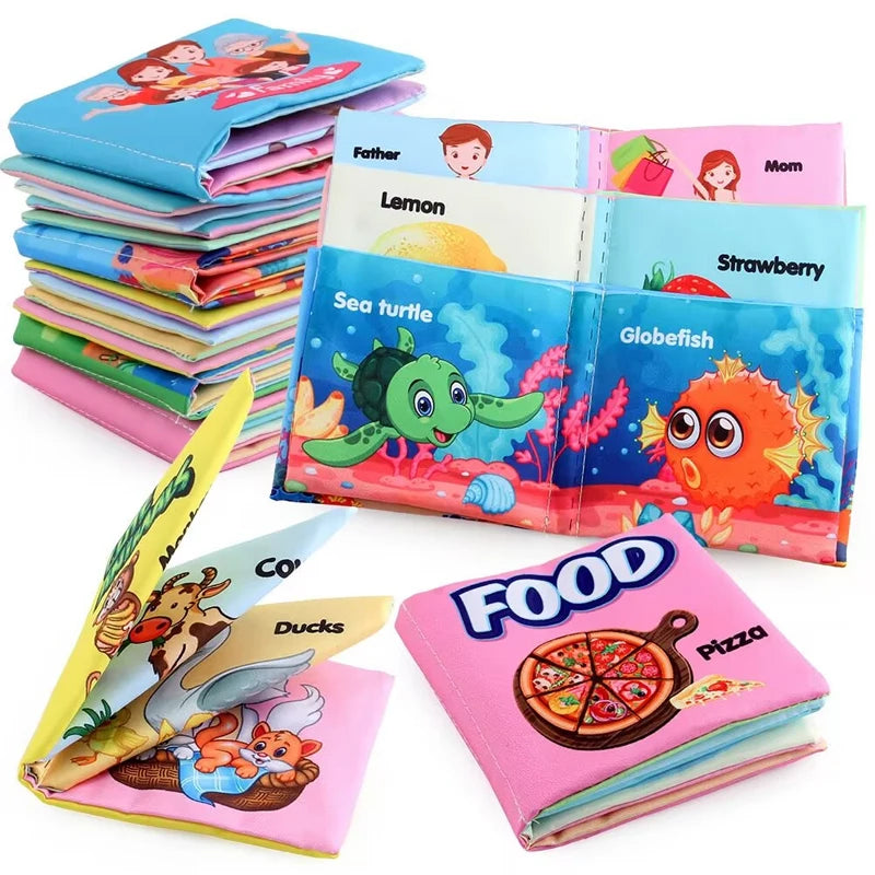 Baby Cloth Book for 0–12 Months – Soft Learning Toy for Early Cognitive Development