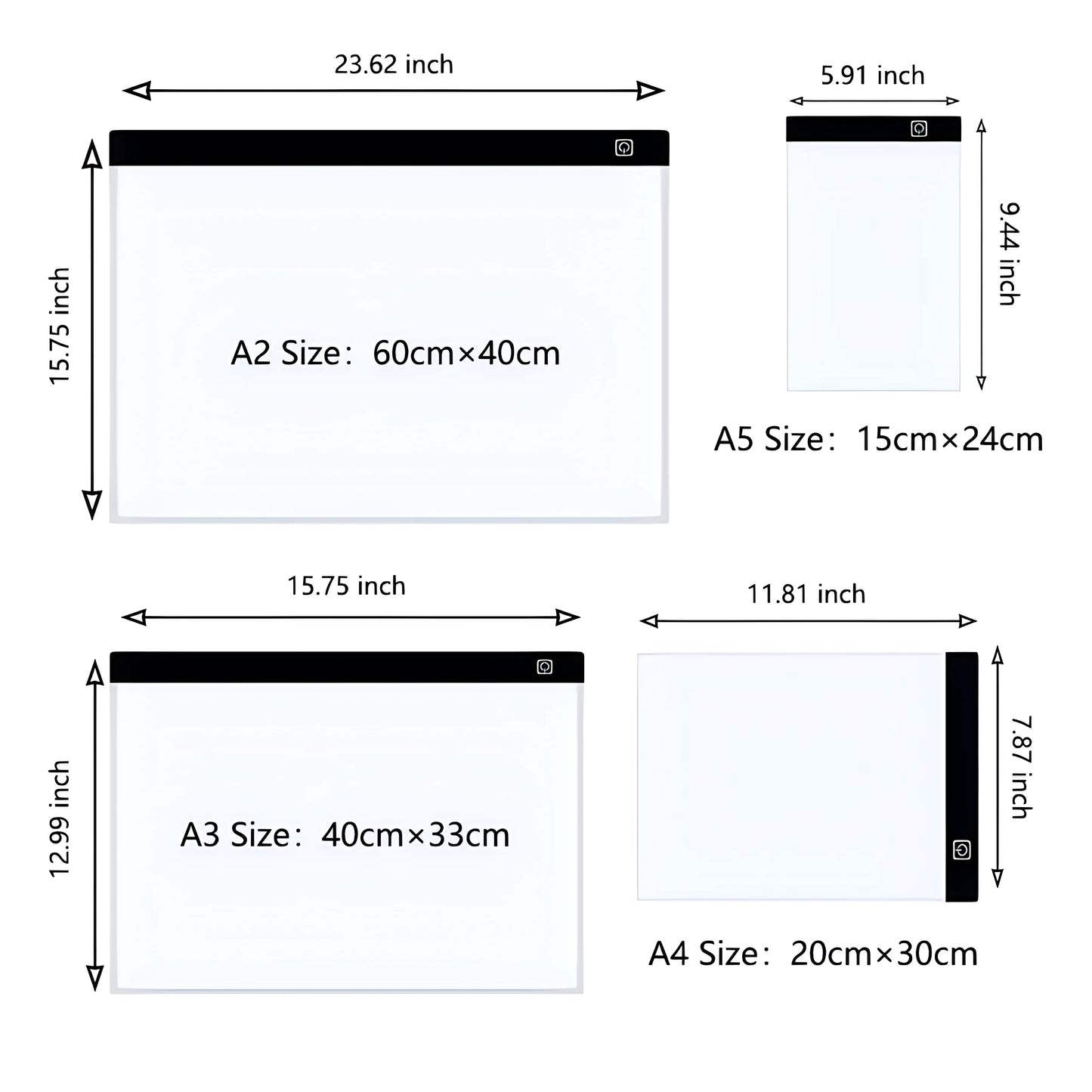 A3/A4/A5 Dimmable LED Drawing Copy Pad – Educational Painting Toy for Kids, Creative Growth Gift