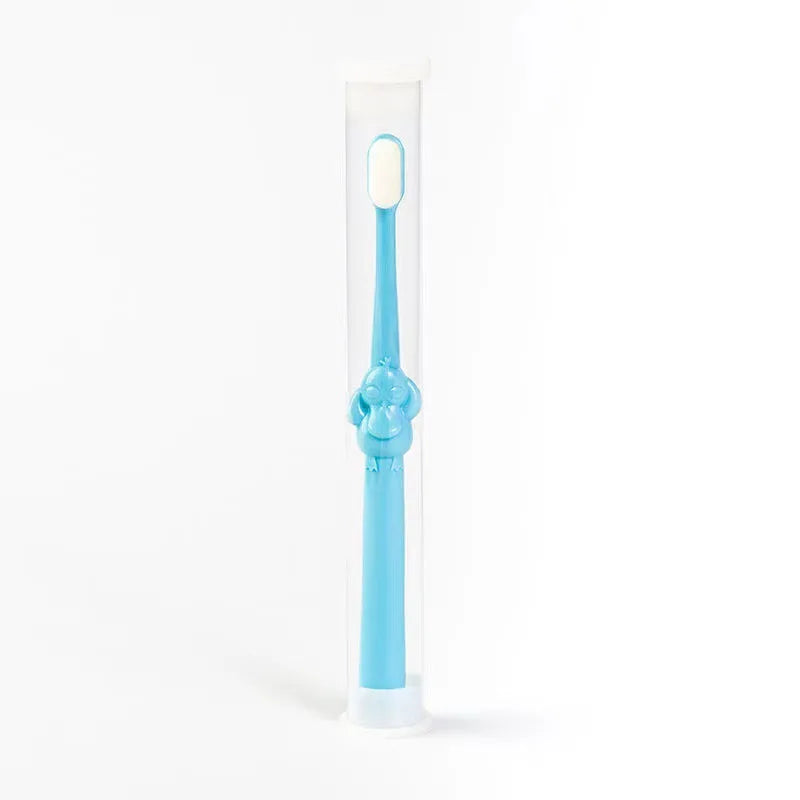 Children’s Toothbrush Oral Care Manual Toothbrush for Baby, Cartoon Rabbit Design, Oral Hygiene Gifts & Toys, 2 Styles