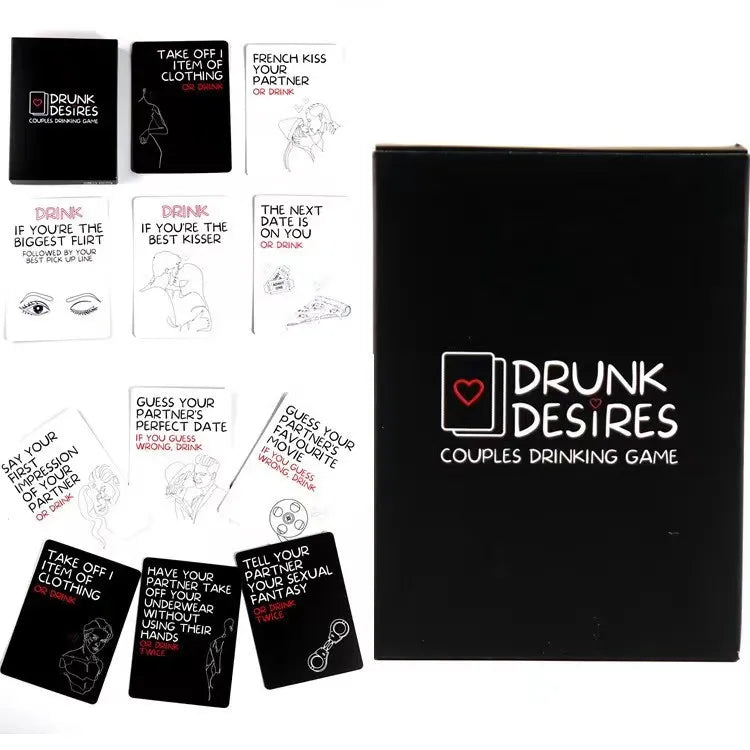 Valentine's Day Couples Party Card Game – Exciting Adult Sex Card Game for Bedroom Fun and Exploration