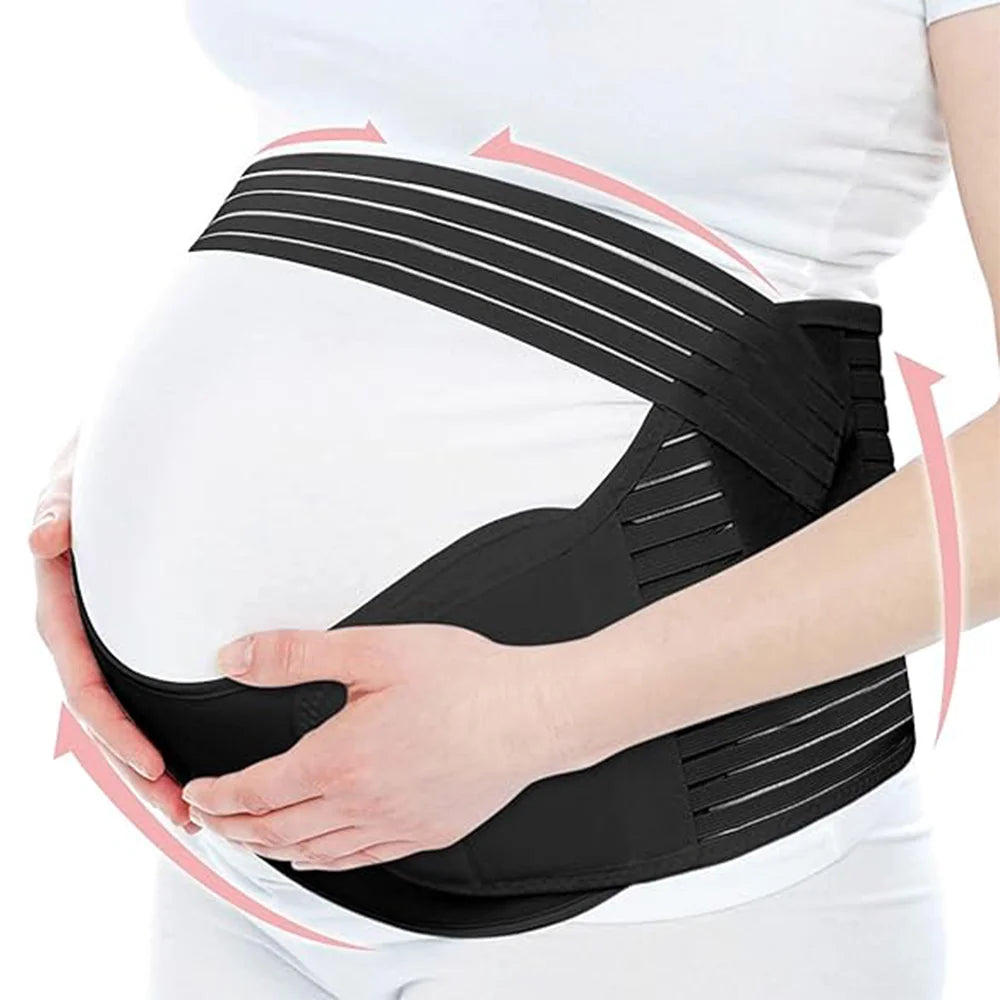 Pregnant Women Support Belly Band, Adjustable Waist Care Maternity Abdomen Brace Protector