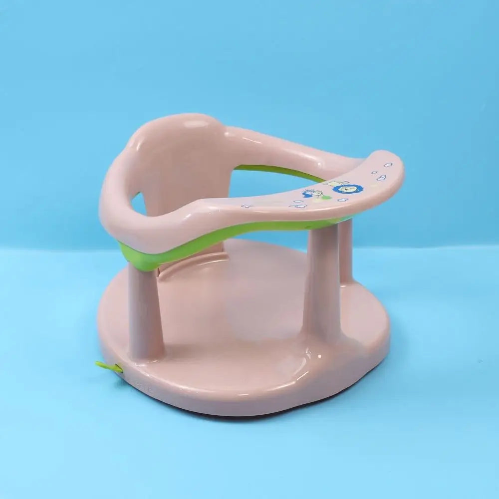 Baby Bath Seat Chair – High Temperature Resistant with Suction Cup Base, Roll-Over Prevention for Preschoolers, PP + PVC Material