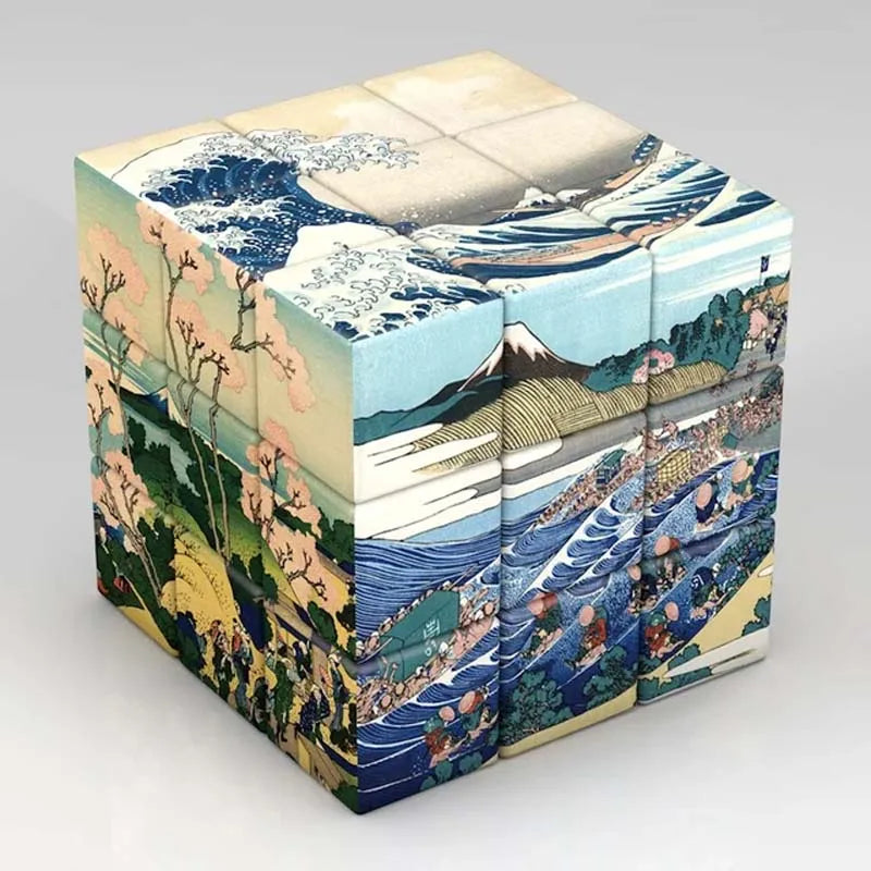 3x3x3 Magic Cube, Planets, Astronauts, Famous Paintings, Celebrity Art, Children's Puzzle Toy, Magic Cube Gift