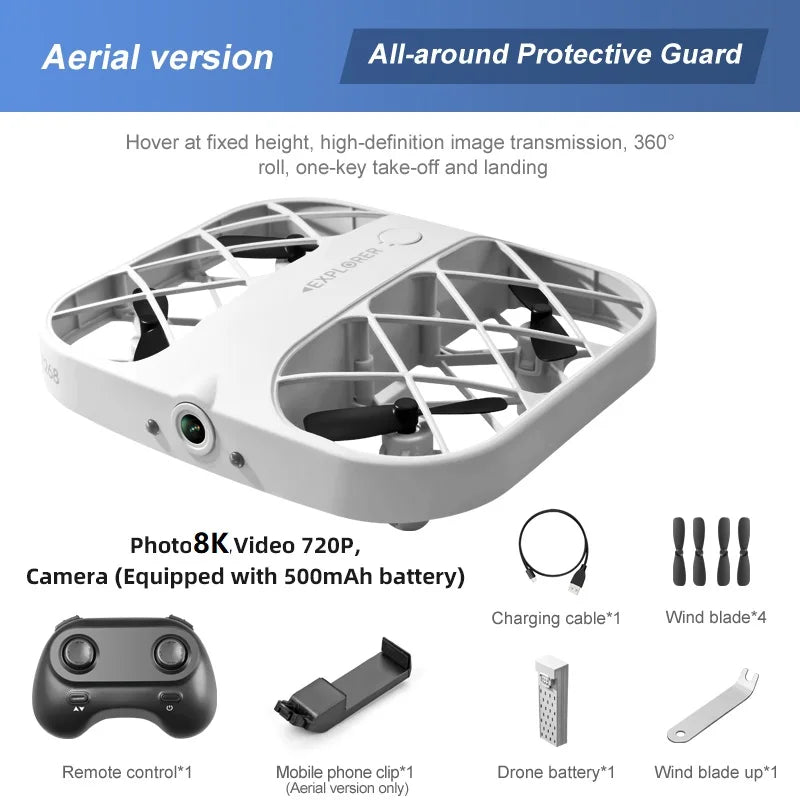 JJRC H107 Mini Drone – 8K/4K Quadcopter with Real-Time Transmission Camera
