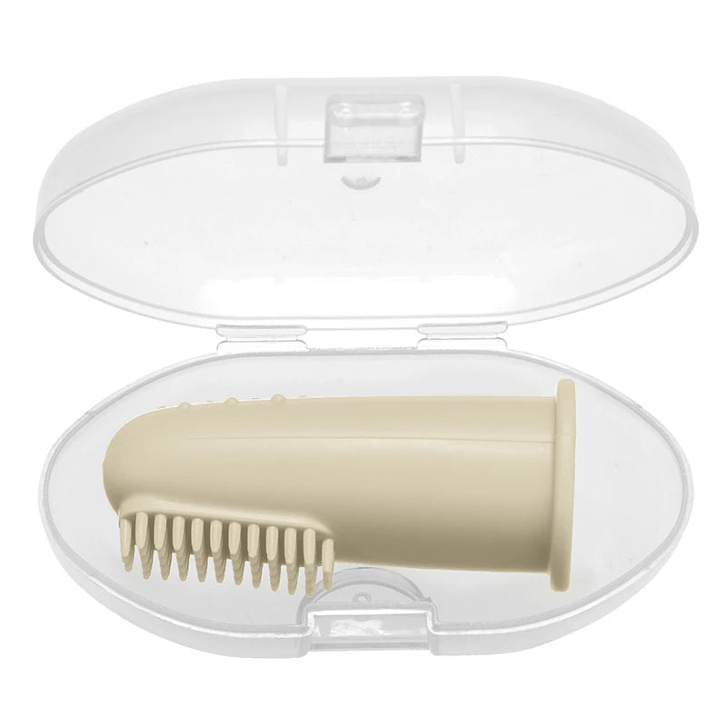 Baby Soft Finger Toothbrush - BPA-Free Food Grade Silicone Infant Oral Care Brush
