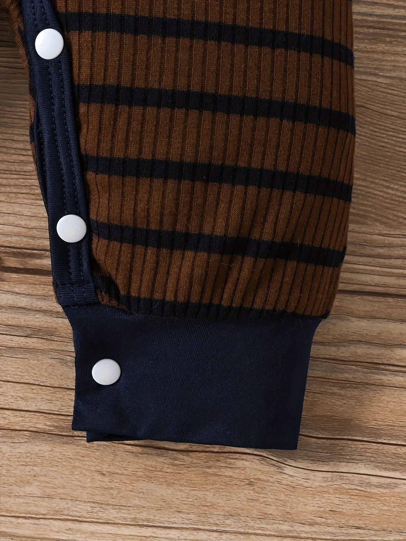 Newborn Baby Boy Striped Jumpsuit – Long-Sleeve Casual Romper (Spring & Autumn, 0-2 Years)