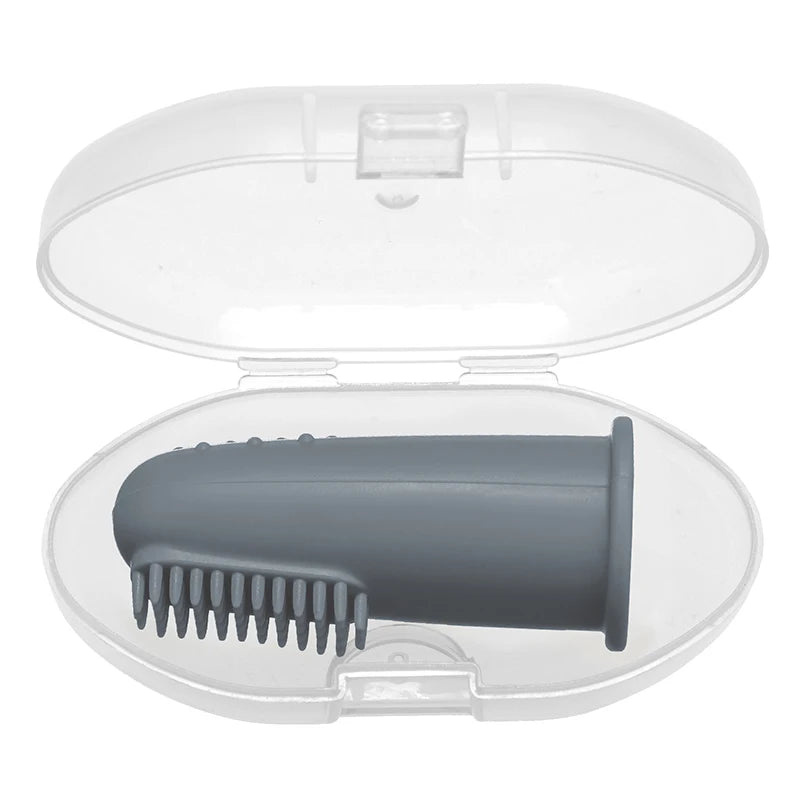 Baby Soft Finger Toothbrush - BPA-Free Food Grade Silicone Infant Oral Care Brush