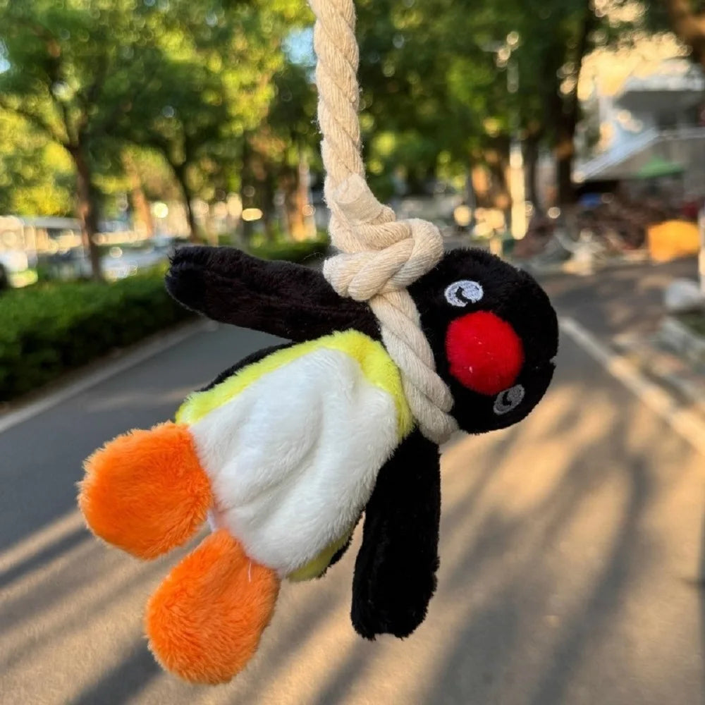 16cm Lovely Penguin Plush Keychain, Cute Doll Backpack Pendant for Girls and Women
