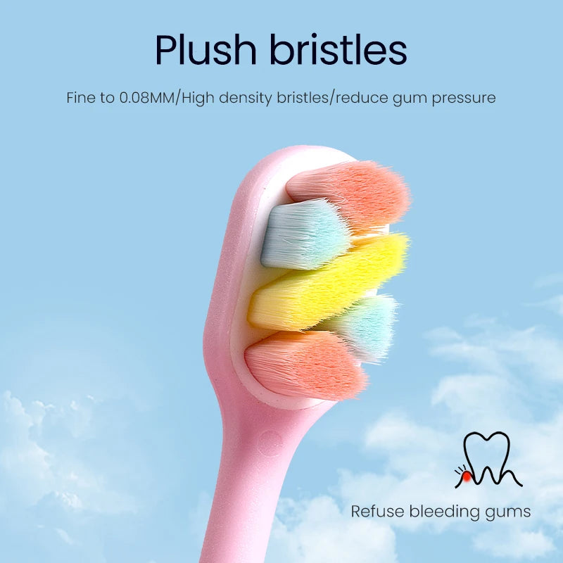 10,000 Bristles Toothbrush, Soft Bristles, Individually Packaged, Household Small Head, Ultra-fine Soft, For Pregnant Women, Adults, Couples