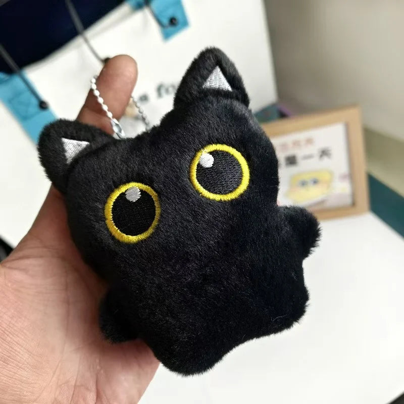 Cute Black Cat Plush Toy, Small Pendant Pillow Cushion for Boys and Girls Gift
