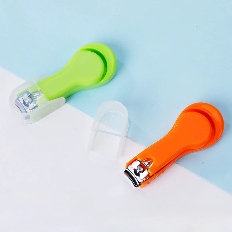 Nail Clippers Anti-Fall Safety – Infant Finger & Toe Trimmer, Baby Nail Care Tools, Kids Healthy Protector Baby Nail Cutters Light