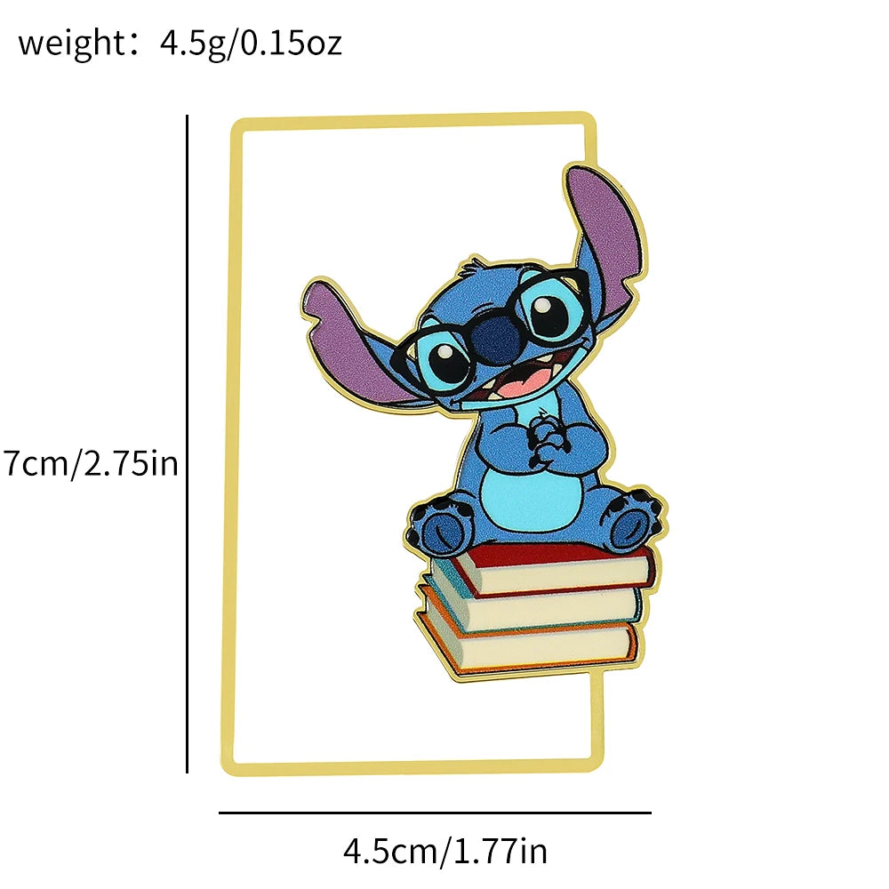 Cute Stitch Bookmark – Disney Fan Gift, Kawaii Book Page Clip for Kids and Friends