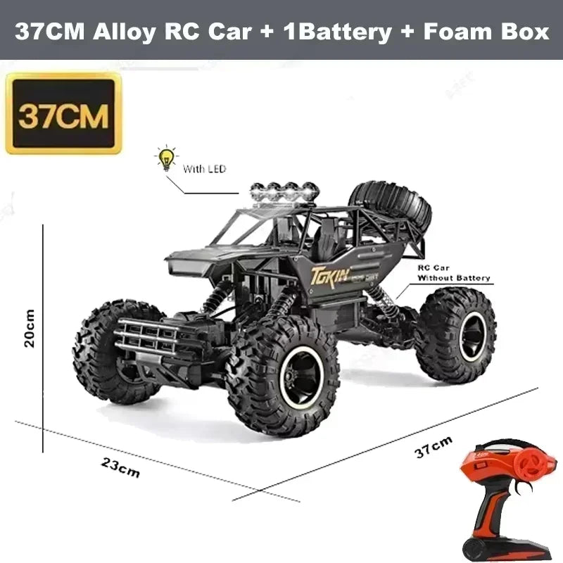 4WD Off-Road RC Car Remote Control Buggy Truck with LED Lights