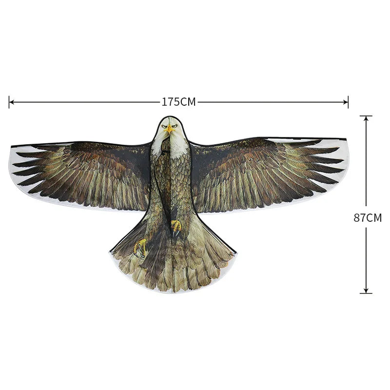 Eagle Kite with Adult Reel Steering – Large Stunt Wind Kite, Professional Accessories, Children’s Flying Outdoor Play Toy