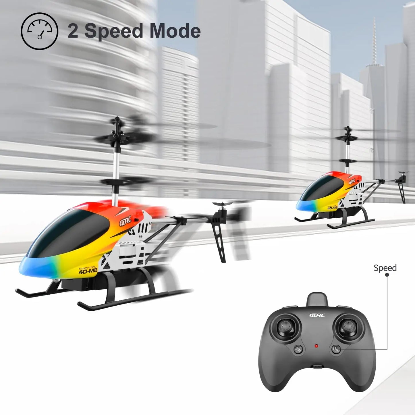 4DRC M5 RC Helicopter – 3.5 Channel Gyro Altitude Hold Indoor Flying Toy for Kids
