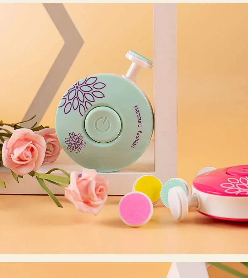 Electric Baby Nail Trimmer Kid Nail Polisher Tool Infant Manicure Scissors Baby Hygiene Kit Nail Clipper Cutter for Newborn